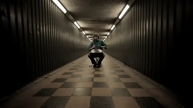 Solo Hang Drum in a Tunnel | Daniel Waples - Hang in Balance | London - England [HD]