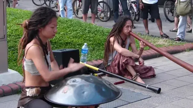 Yuki and Taku in Singapore