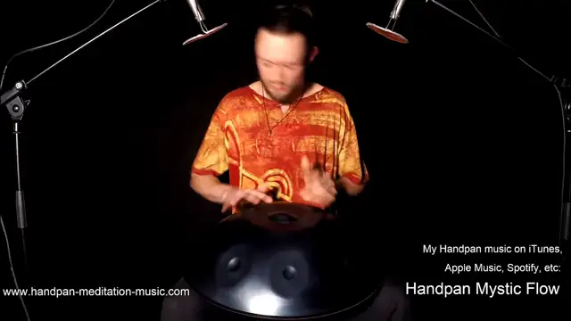 A fast Handpan groove - ''No time'' - on NUMEN D Kurd 8 - Relaxing music - Handpan Mystic Flow