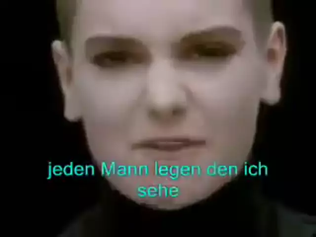 Sinead'O'Connor - Nothing Compares to you Deutsch übersetzt