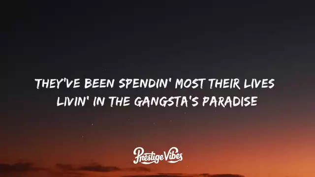 Coolio - Gangsta's Paradise (Lyrics) ft. L.V.