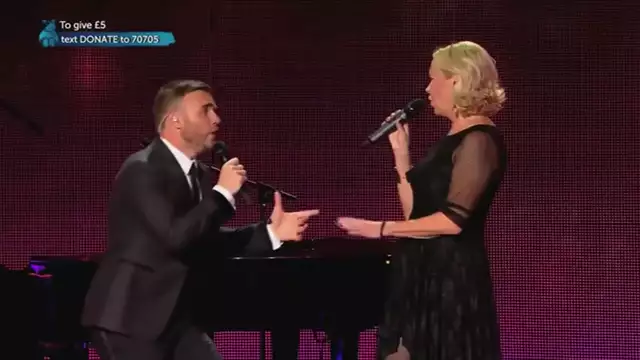 A legendary performance by Gary Barlow and Agnetha Fältskog's at Children In Need Rocks - BBC